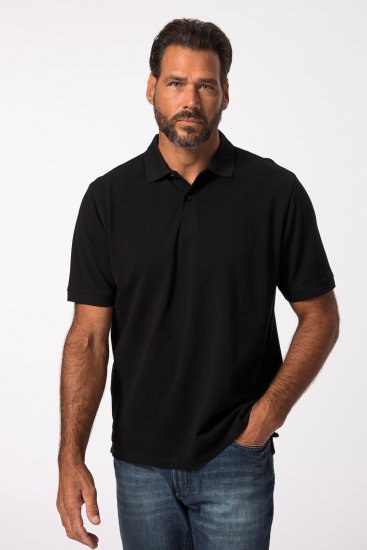 JP1880 702560 Bawełniana koszulka polo Czarna - Koszulki polo - Koszulki Polo 2XL-8XL