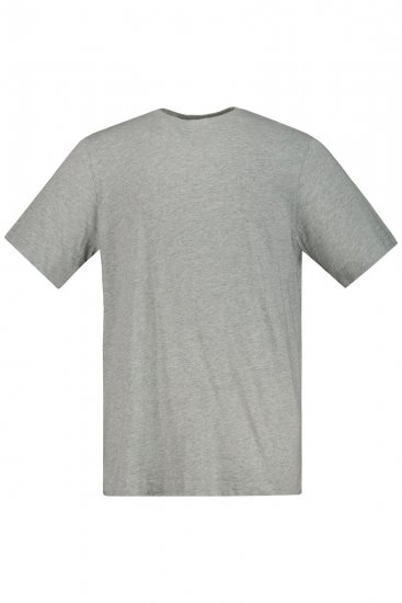 JP1880 702637 Koszulka z okrągłym dekoltem 2-pak Szara melanż - Koszulki - T-shirty meskie Duże Rozmiary - 2XL-14XL