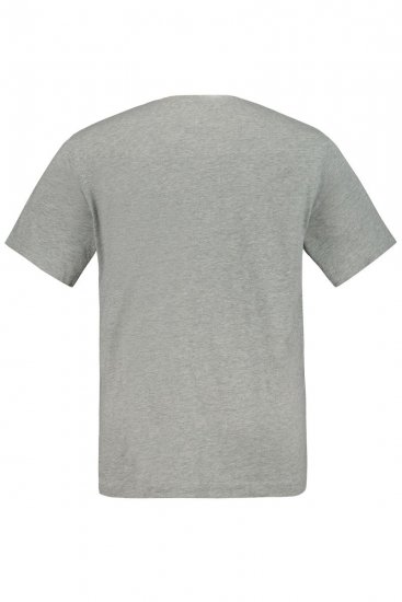 JP1880 702637 Koszulka z okrągłym dekoltem 2-pak Szara melanż - Koszulki - T-shirty meskie Duże Rozmiary - 2XL-14XL