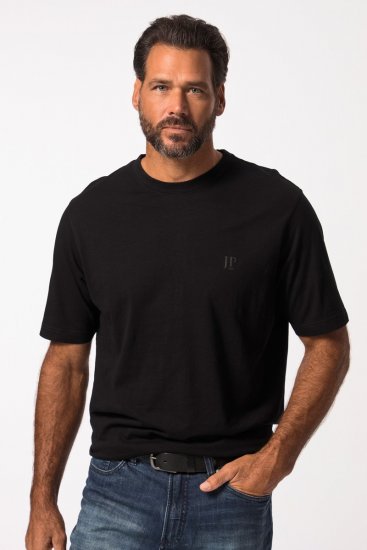 JP1880 702637 Koszulka z okrągłym dekoltem 2-pak Czarna - Koszulki - T-shirty meskie Duże Rozmiary - 2XL-14XL