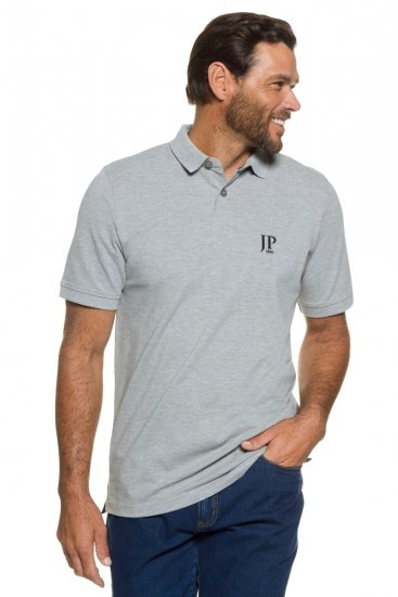 JP1880 704317 Koszulka polo 2-pak Granatowa/Szara melanż - Koszulki polo - Koszulki Polo 2XL-8XL