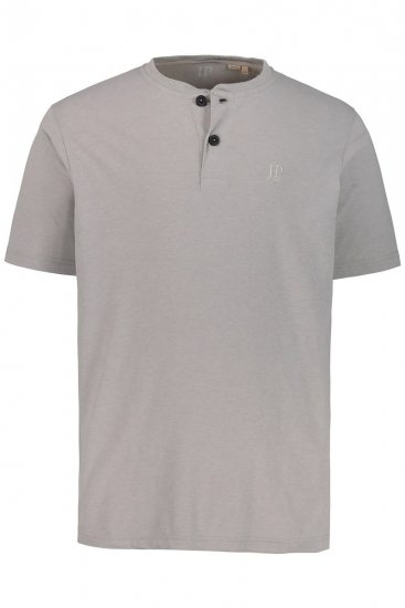JP1880 708420 Koszulka Henley 2-pak Szara melanż - Koszulki - T-shirty meskie Duże Rozmiary - 2XL-14XL