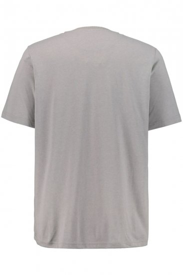 JP1880 708420 Koszulka Henley 2-pak Szara melanż - Koszulki - T-shirty meskie Duże Rozmiary - 2XL-14XL