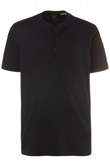 JP1880 708420 Koszulka Henley 2-pak Czarna - Koszulki - T-shirty meskie Duże Rozmiary - 2XL-14XL