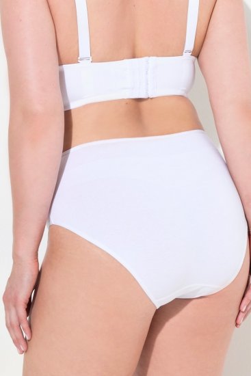 Ulla Popken 710201 Majtki 5 szt. Biały - Majtki - 