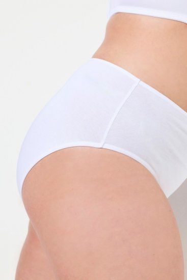 Ulla Popken 710201 Majtki 5 szt. Biały - Majtki - 