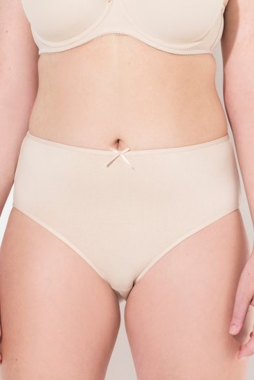Ulla Popken 710201 Majtki 5 szt. Beżowa - Majtki - 