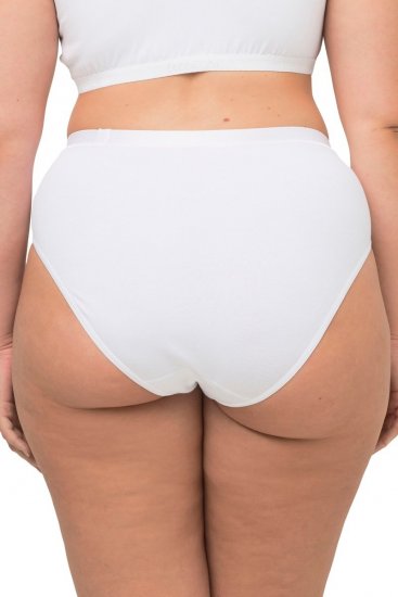 Ulla Popken 711214 Majtki 2 szt. Biały - Majtki - 