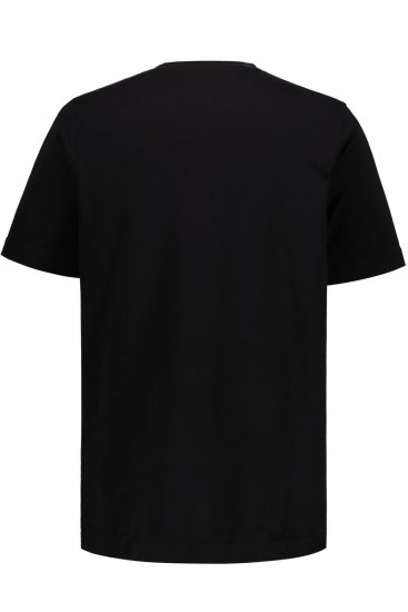 JP1880 711318 Koszulka z dekoltem w serek 2-pak Czarna - Koszulki - T-shirty meskie Duże Rozmiary - 2XL-14XL