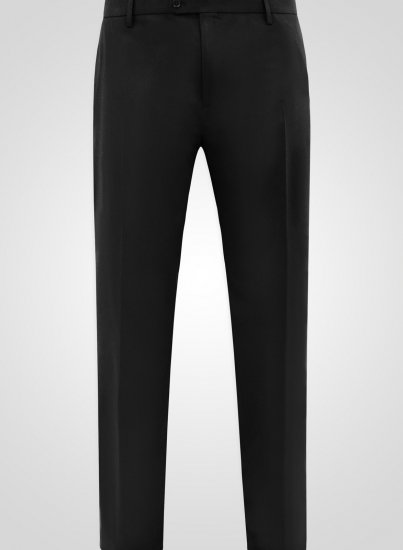 D555 Ted 4 Way Stretch Tailored Trouser Czarny - Garnitury - Garnitury dużych rozmiarach