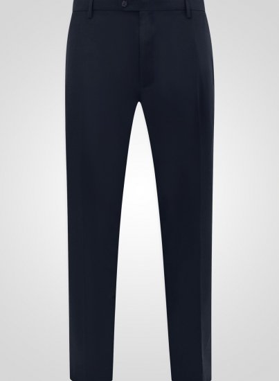 D555 Ted 4 Way Stretch Tailored Trouser Granatowy - Garnitury - Garnitury dużych rozmiarach