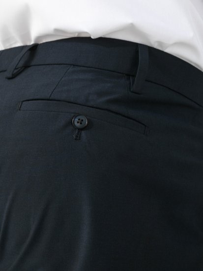 D555 Ted 4 Way Stretch Tailored Trouser Granatowy - Garnitury - Garnitury dużych rozmiarach