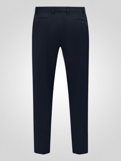 D555 Ted 4 Way Stretch Tailored Trouser Granatowy - Garnitury - Garnitury dużych rozmiarach