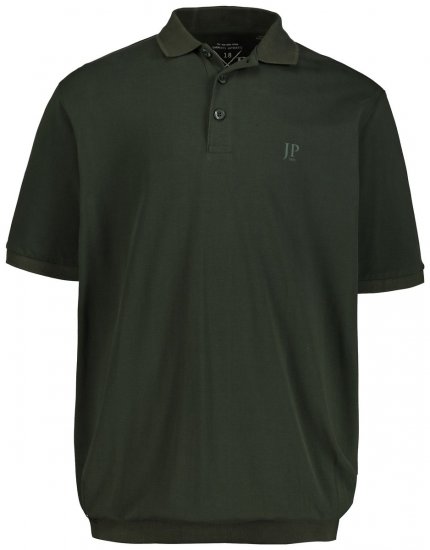JP1880 712617 Koszulka polo z krojem na brzuch Ciemnooliwkowa - Koszulki polo - Koszulki Polo 2XL-8XL