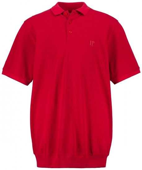 JP1880 712617 Koszulka polo z krojem na brzuch Chili czerwona - Koszulki polo - Koszulki Polo 2XL-8XL