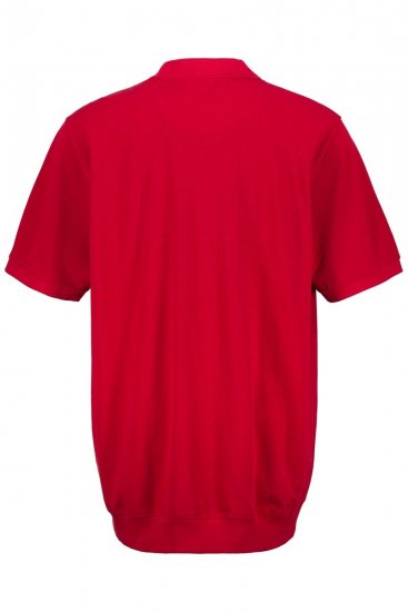 JP1880 712617 Koszulka polo z krojem na brzuch Chili czerwona - Koszulki polo - Koszulki Polo 2XL-8XL