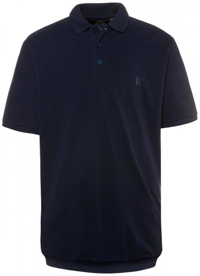 JP1880 712617 Koszulka polo z krojem na brzuch Granatowa - Koszulki polo - Koszulki Polo 2XL-8XL