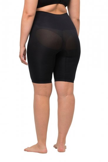 Ulla Popken 714677 Szorty modelujące Czarna - Bielizna modelująca - 