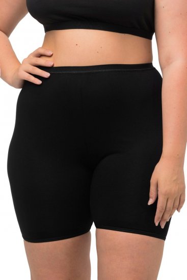 Ulla Popken 716595 Bokserki 3 szt. Czarna - Majtki - 