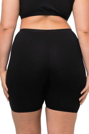Ulla Popken 716595 Bokserki 3 szt. Czarna - Majtki - 