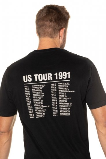 JP1880 Guns N’ Roses Skull Comfort Fit Band T-Shirt Black - Koszulki - T-shirty meskie Duże Rozmiary - 2XL-14XL