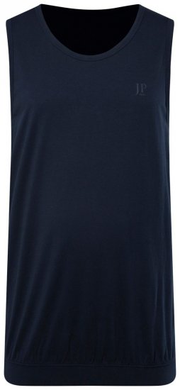 JP1880 719783 Koszulka bez rękawów z krojem na brzuch Granatowa - Koszulki - T-shirty meskie Duże Rozmiary - 2XL-14XL