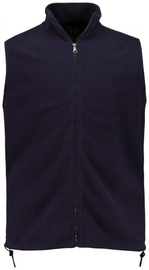 JP1880 723305 Kamizelka polarowa ze stójką Granatowa - Kurtki Męskie Duże Rozmiary - Kurtki Duże rozmiary 2XL-8XL