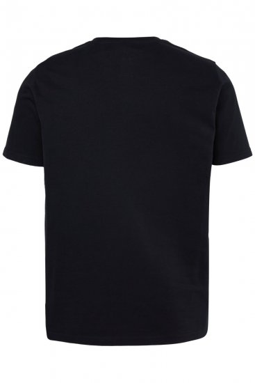 JP1880 726695 Koszulka henley Czarna TALL - TALL koszulki - Koszulki dla wysokich mężczyzn