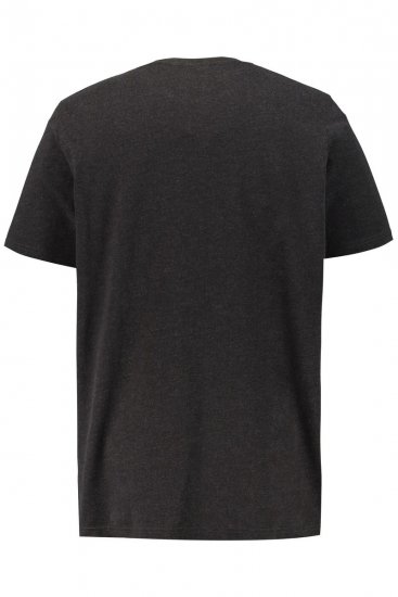 JP1880 726695 Koszulka Henley Ciemnoszara - Koszulki - T-shirty meskie Duże Rozmiary - 2XL-14XL