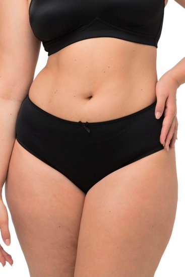 Ulla Popken 781658 Majtki 2 szt. Czarna - Majtki - 