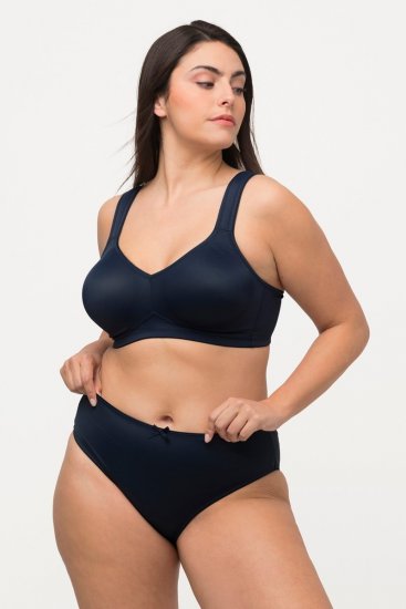 Ulla Popken 781658 Majtki 2 szt. Granatowa - Majtki - 