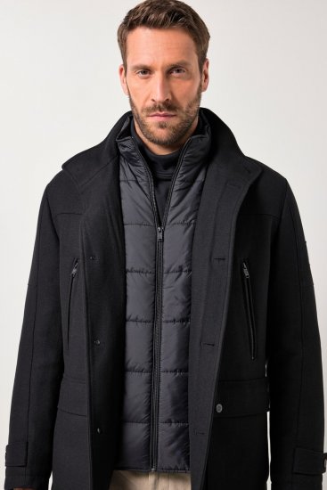 JP1880 Jacket Water-repellent Warm Black - Kurtki Męskie Duże Rozmiary - Kurtki Duże rozmiary 2XL-8XL