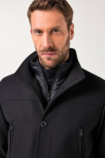 JP1880 Jacket Water-repellent Warm Black - Kurtki Męskie Duże Rozmiary - Kurtki Duże rozmiary 2XL-8XL