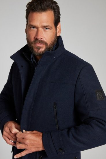 JP1880 Jacket Water-repellent Herringbone Insert Navy - Kurtki Męskie Duże Rozmiary - Kurtki Duże rozmiary 2XL-8XL