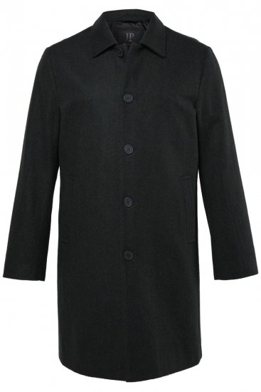 JP1880 795116 Wodoodporny Płaszcz wełniany Oliwkowy - Kurtki Męskie Duże Rozmiary - Kurtki Duże rozmiary 2XL-8XL