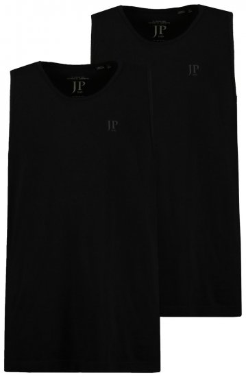 JP1880 796858 Koszulka bez rękawów 2-pak Czarna - Koszulki - T-shirty meskie Duże Rozmiary - 2XL-14XL