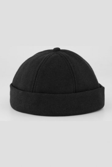 JP1880 798314 Czapka docker Czarna - Czapki - 
