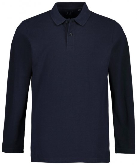 JP1880 799230 Koszulka polo z długim rękawem Granatowa - Koszulki polo - Koszulki Polo 2XL-8XL