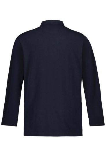 JP1880 799230 Koszulka polo z długim rękawem Granatowa - Koszulki polo - Koszulki Polo 2XL-8XL