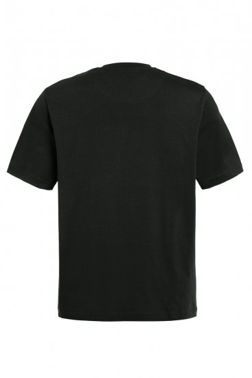 JP1880 799997 Koszulka z kieszenią na piersi Czarna - Koszulki - T-shirty meskie Duże Rozmiary - 2XL-14XL