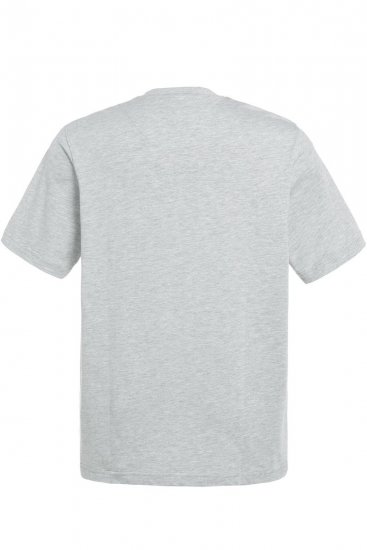 JP1880 799997 Koszulka z kieszenią na piersi Szara melanż - Koszulki - T-shirty meskie Duże Rozmiary - 2XL-14XL