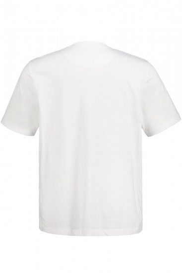 JP1880 799997 Koszulka z kieszenią na piersi Biała - Koszulki - T-shirty meskie Duże Rozmiary - 2XL-14XL