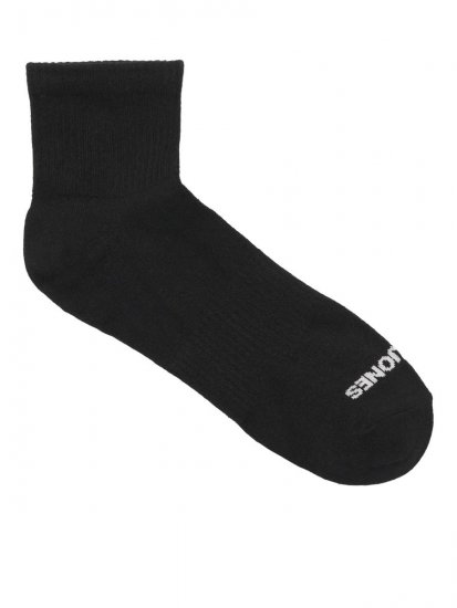 Jack & Jones Luca Skarpety tenisowe Czarna 3-pack - Bielizna & stroje kąpielowe - Bielizna & Stroje kąpielowe 2XL-8XL