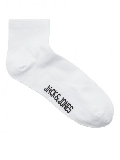 Jack & Jones Leon Skarpety tenisowe Biały 3-pack - Bielizna & stroje kąpielowe - Bielizna & Stroje kąpielowe 2XL-8XL