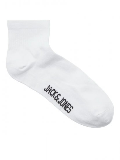 Jack & Jones Leon Skarpety tenisowe Biały 3-pack - Bielizna & stroje kąpielowe - Bielizna & Stroje kąpielowe 2XL-8XL