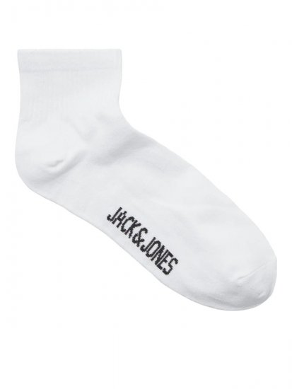 Jack & Jones Leon Skarpety tenisowe Biały 3-pack - Bielizna & stroje kąpielowe - Bielizna & Stroje kąpielowe 2XL-8XL