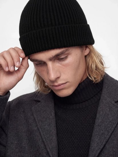 Jack & Jones Leo Czapka Czarna - Czapki - 