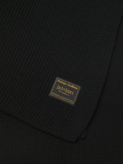 Jack & Jones Attitude Szalik Czarna - Szaliki - 