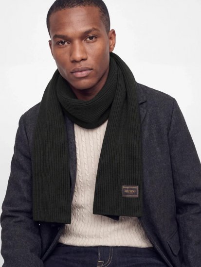 Jack & Jones Attitude Szalik Czarna - Szaliki - 