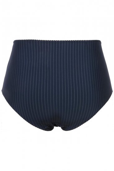 Ulla Popken 800279 Majtki w paski 2 szt. Granatowa - Majtki - 